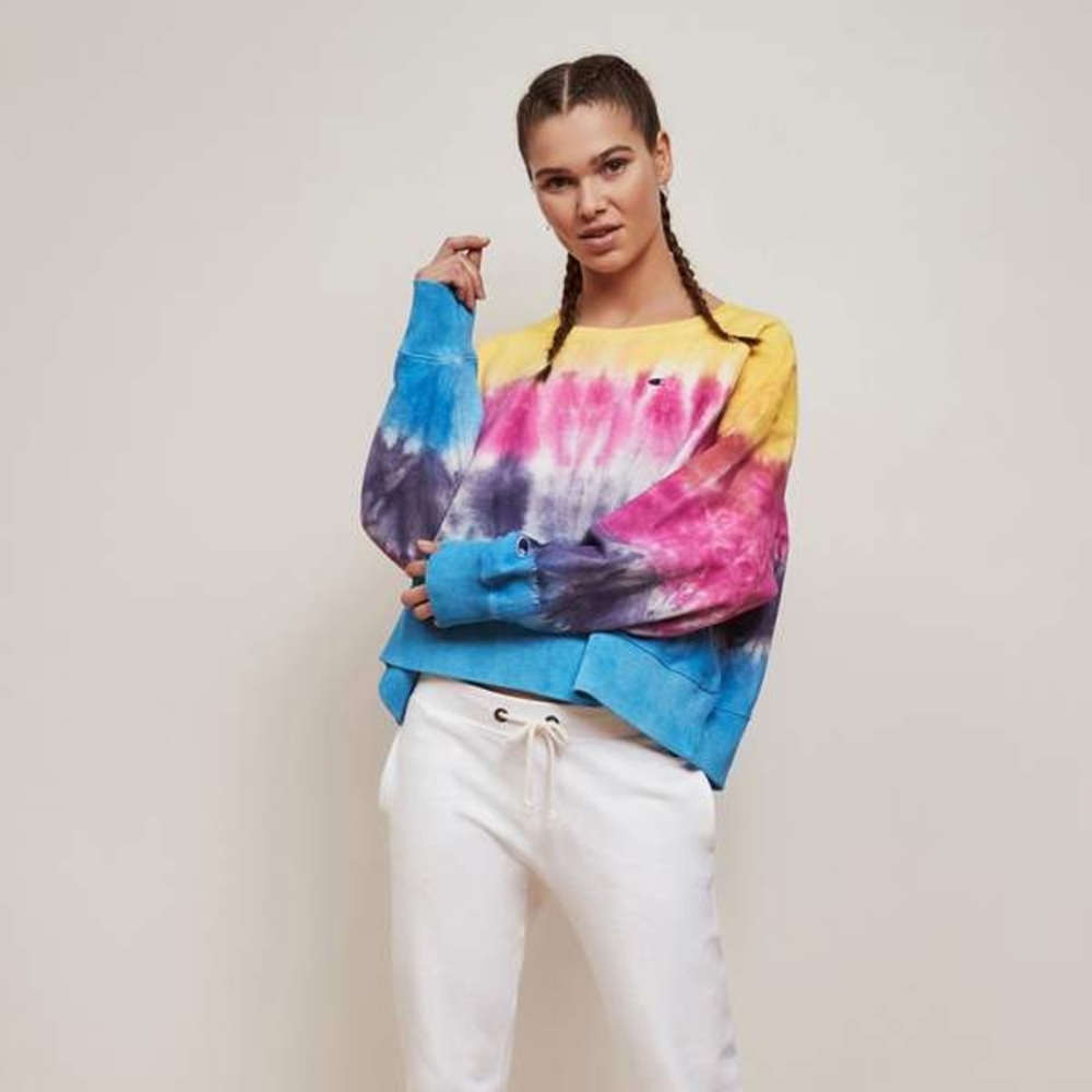 Champion tie dye sweatshirt size small